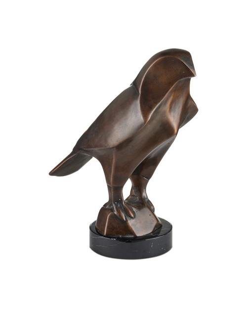 Currey and Company - 1200-1058 - Sculpture - Horus Bird - Dark Brown