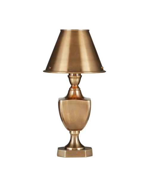 Currey and Company - 6000-1057 - One Light Table Lamp - Waddill - Antique Brass