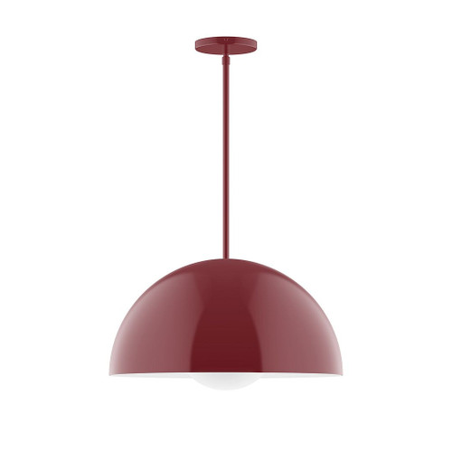 manufacturer_finish:Barn Red|manufacturer_glass:6 inch White Opal Glass Globe|light_source:Incandescent or LED equivalent|light_output:Unspecified|color_temperature:Unspecified|cri:Unspecified
