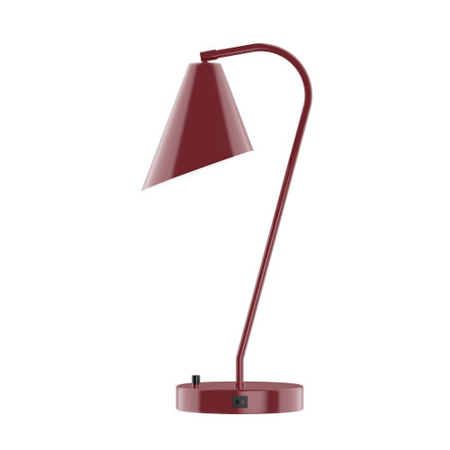 manufacturer_finish:Barn Red|manufacturer_glass:7 inch Jasmine|light_source:Incandescent or LED equivalent|light_output:Unspecified|color_temperature:Unspecified|cri:Unspecified