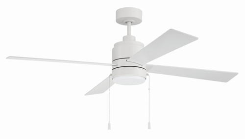 Craftmade - EMCY52W4-PC - 52 Ceiling Fan - Energy Star McCoy 52 4 Blade Ceiling Fan - White
