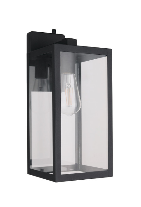 Craftmade - ZA7114-TB-PC - One Light Outdoor Lantern - Harris - Textured Black