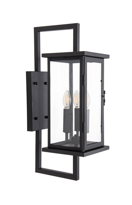 Craftmade - ZA8010-TB - Three Light Outdoor Wall Lantern - Jordan - Textured Black