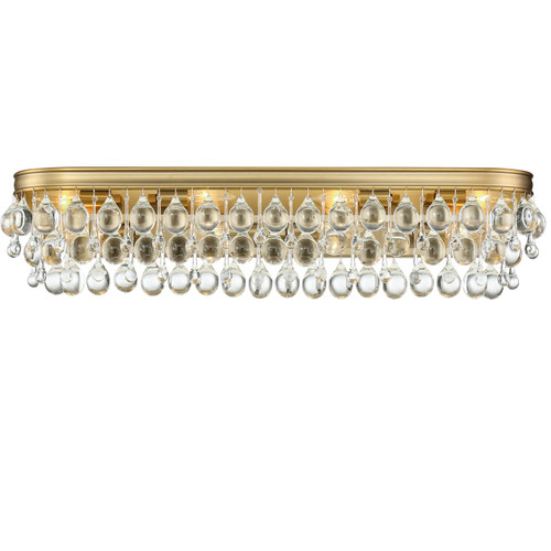 Crystorama - 134-VG - Eight Light Bathroom Vanity - Calypso - Vibrant Gold