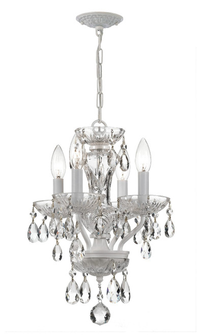 Crystorama - 5534-WW-CL-MWP - Four Light Mini Chandelier - Welton - Wet White