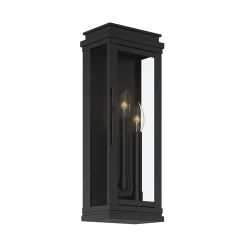 Kichler - 59163BK - Three Light Outdoor Wall Mount - Lundon - Black
