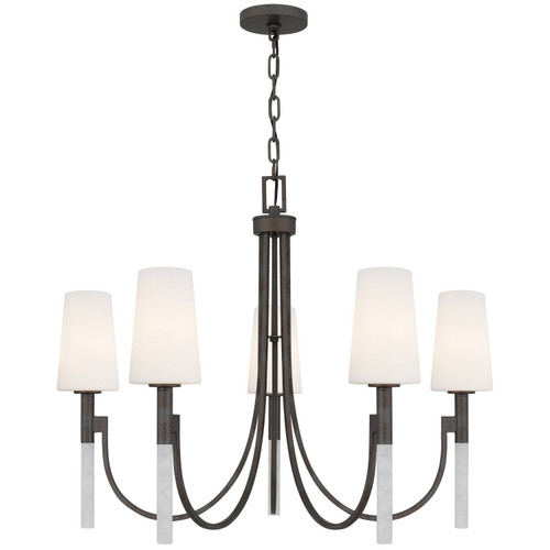 Quoizel - ELOU5032IN - Five Light Chandelier - Eloura - Iron Gate