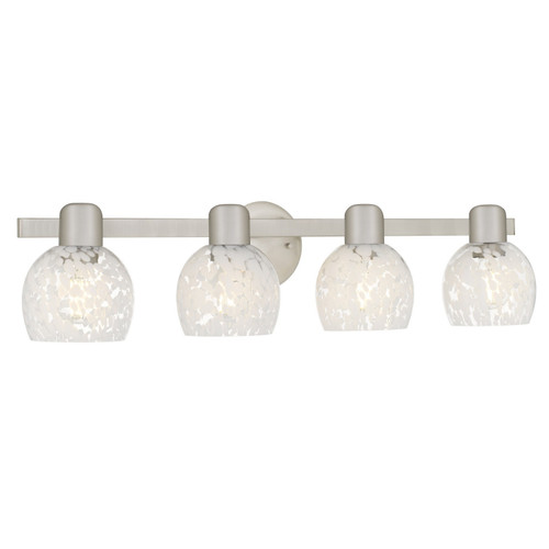 Quoizel - LAY8630BN - Four Light Vanity - Layton - Brushed Nickel