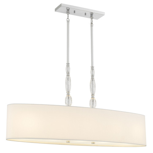 Quoizel - STON542C - Five Light Island Pendant - Stone - Polished Chrome