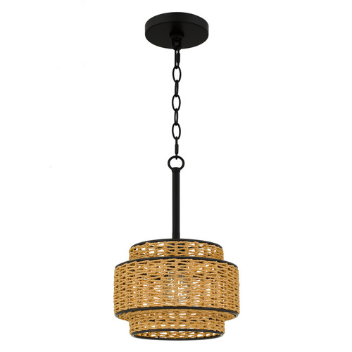 Quoizel - TET1510MBK - One Light Mini Pendant - Teton - Matte Black