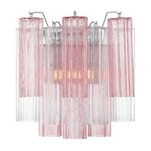 Crystorama - ADD-303-CH-SP - Two Light Wall Sconce - Addis - Polished Chrome