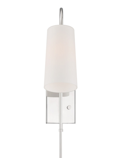 Crystorama - ALX-4501-PN - One Light Wall Sconce - Alexa - Polished Nickel