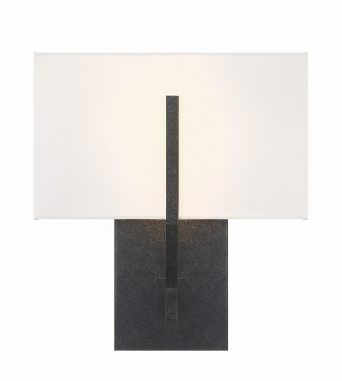 Crystorama - CAR-9202-BK - Two Light Wall Sconce - Carlyn - Black