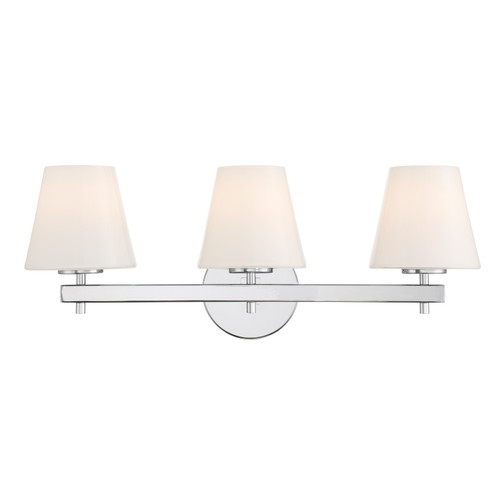 Crystorama - COL-203-CH - Three Light Bath - Colton - Polished Chrome