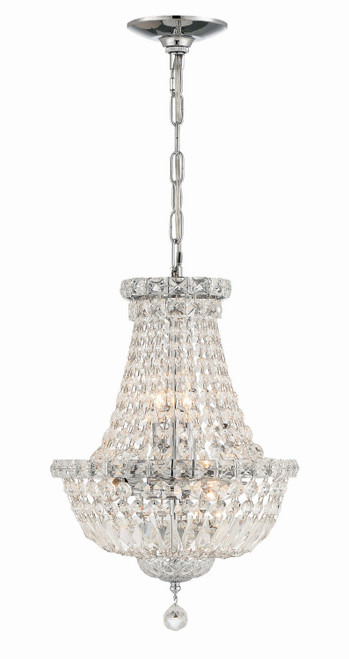 Crystorama - ROS-A1006-CH-CL-MWP - Five Light Mini Chandelier - Roslyn - Polished Chrome