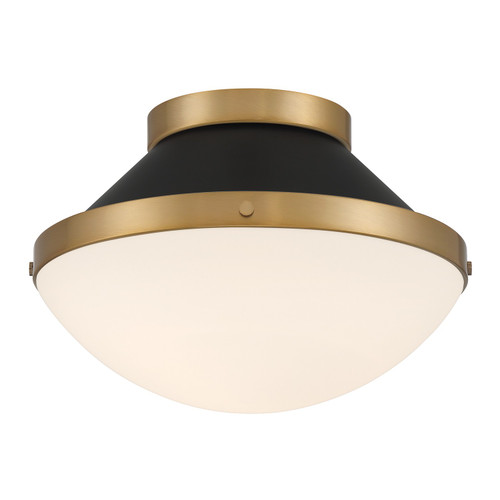 Crystorama - XAN-8001-VG-MK - One Light Flush Mount - Xander - Vibrant Gold