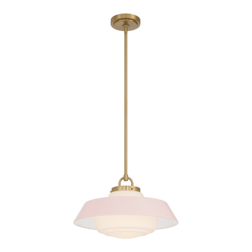 Crystorama - XAN-8006-VG-BH - One Light Pendant - Xander - Vibrant Gold