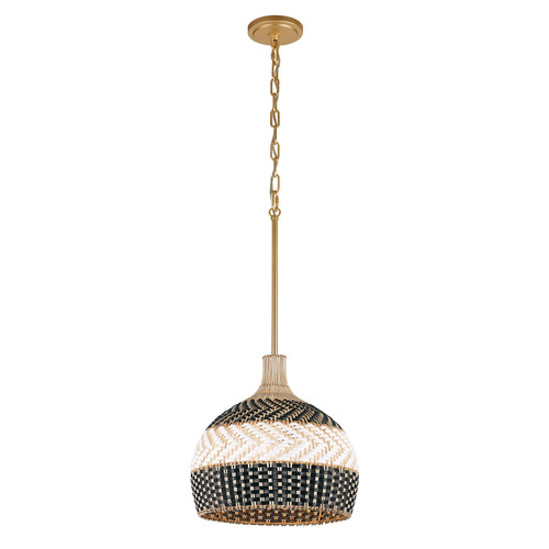 Crystorama - ZAN-9003-SG-MK - Three Light Pendant - Zanzibar - Soft Gold