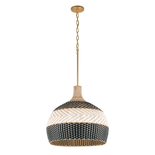 Crystorama - ZAN-9005-SG-MK - Five Light Pendant - Zanzibar - Soft Gold