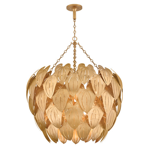 Fredrick Ramond - FR47168DA - LED Chandelier - Camille - Distressed Brass