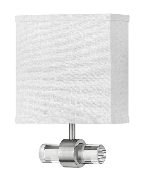 Hinkley - 41602BN - LED Wall Sconce - Luster Off White - Brushed Nickel