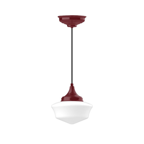 Montclair Light Works - PEF021-55-C26 - One Light Pendant - Schoolhouse - Barn Red