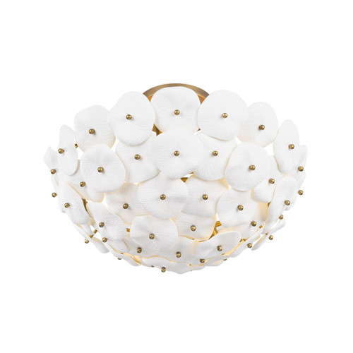 Metropolitan - N1823-732 - Three Light Semi-Flush Mount - Coastlyn - Legacy Brass