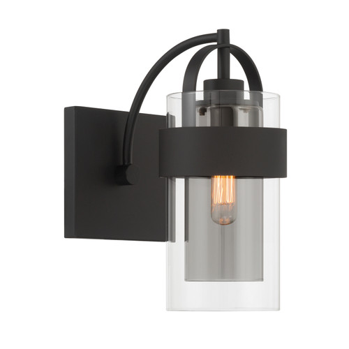 Minka-Lavery - 1911-899 - One Light Bath Sconce - Ravik - Dark Matte Black