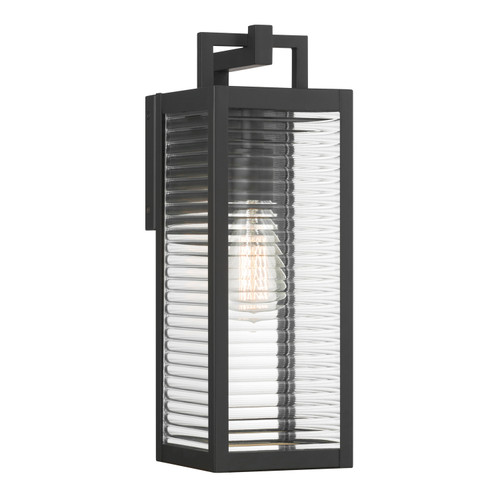 Minka-Lavery - 78201-899 - One Light Outdoor Wall Sconce - Edgewood - Dark Matte Black