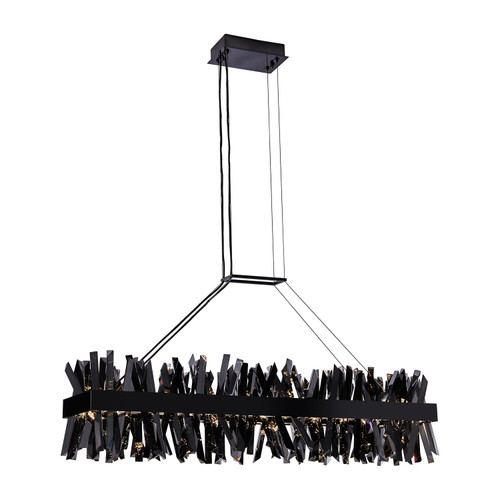 Allegri - 030260-184 - LED Linear Pendant - Glacier - Black Nickel