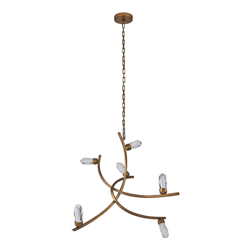 Allegri - 045655-062-FR001 - LED Chandelier - Bilancia - True Brass