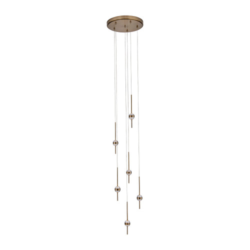 Allegri - 047652-044-FR001 - LED Chandelier - Goccia - Winter Brass