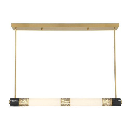 Savoy House - 1-2917-1-322 - LED Linear Chandelier - Farrell - Warm Brass