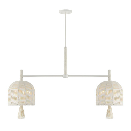 Savoy House - 1-3403-6-341 - Six Light Chandelier - Lunara - Cotton
