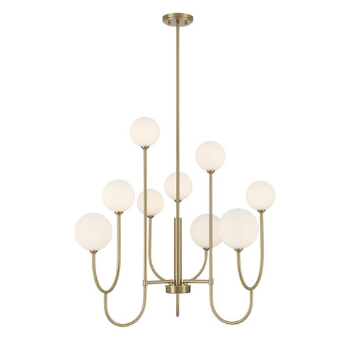 Savoy House - 1-5980-9-127 - Nine Light Chandelier - Chester - Noble Brass