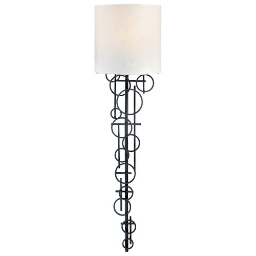 George Kovacs - P5130-066 - One Light Wall Sconce - George Kovacs - Sand Coal Black