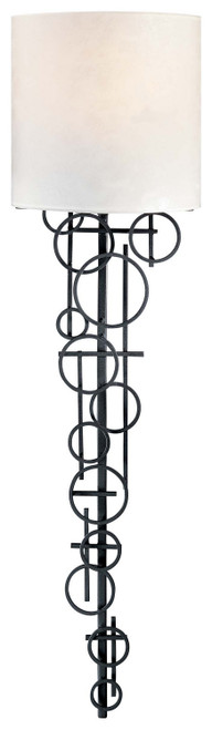 George Kovacs - P5130-066 - One Light Wall Sconce - George Kovacs - Sand Coal Black