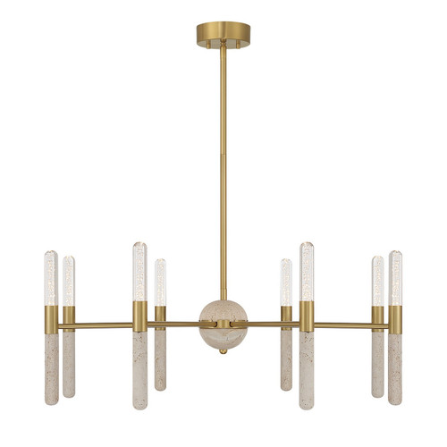 Savoy House - 1-9716-8-322 - LED Chandelier - Linden - Warm Brass