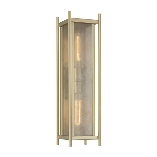 Savoy House - 5-3805-344 - Two Light Outdoor Wall Lantern - Jacobs - Serene Brass