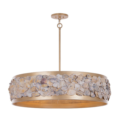 Savoy House - 7-8400-6-342 - Six Light Pendant - Leanne - Chandon