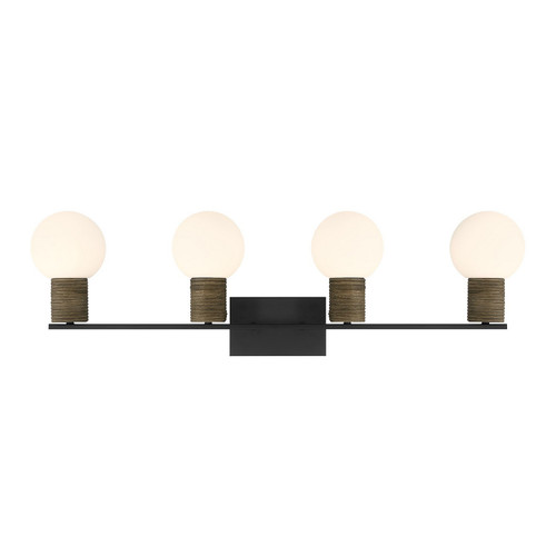 Savoy House - 8-4081-4-BK - Four Light Bathroom Vanity - Jarrell - Matte Black