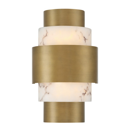 Savoy House - 9-3090-2-339 - Two Light Wall Sconce - Davenport - Antique Patina