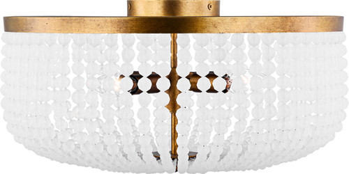 Visual Comfort Studio - LXF1014VGD - Four Light Flush Mount - Bellecour - Vintage Gild/Vintage Gild