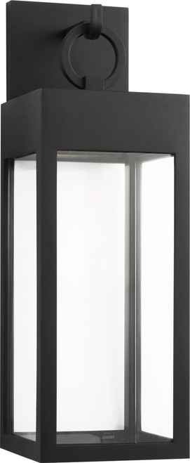 Visual Comfort Studio - SLO1381TXB - LED Wall Lantern - Sesha - Textured Black/Textured Black