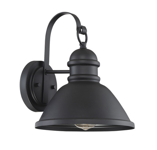 Meridian - M50016BK - One Light Outdoor Wall Lantern - Moutd - Matte Black