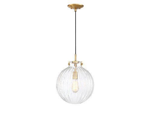 Meridian - M70068NB - One Light Mini Pendant - Mmin2 - Natural Brass