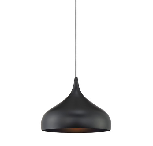 Meridian - M70075MBK - One Light Mini Pendant - Mmin2 - Matte Black