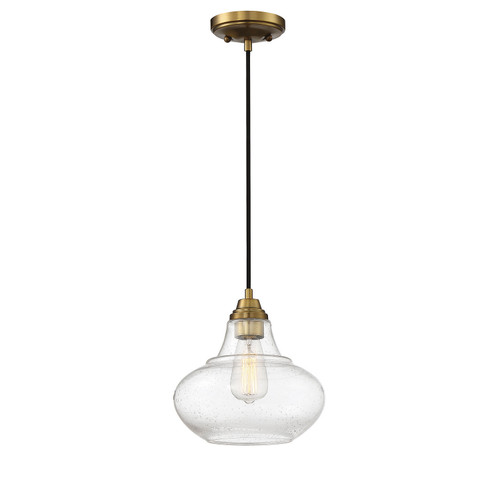 Meridian - M70080NB - One Light Mini Pendant - Mmin2 - Natural Brass