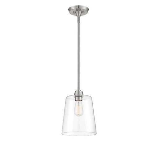 Meridian - M70081BN - One Light Pendant - Mpend - Brushed Nickel