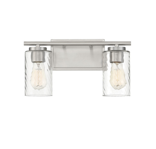 Meridian - M80037BN - Two Light Bathroom Vanity - Mbath - Brushed Nickel